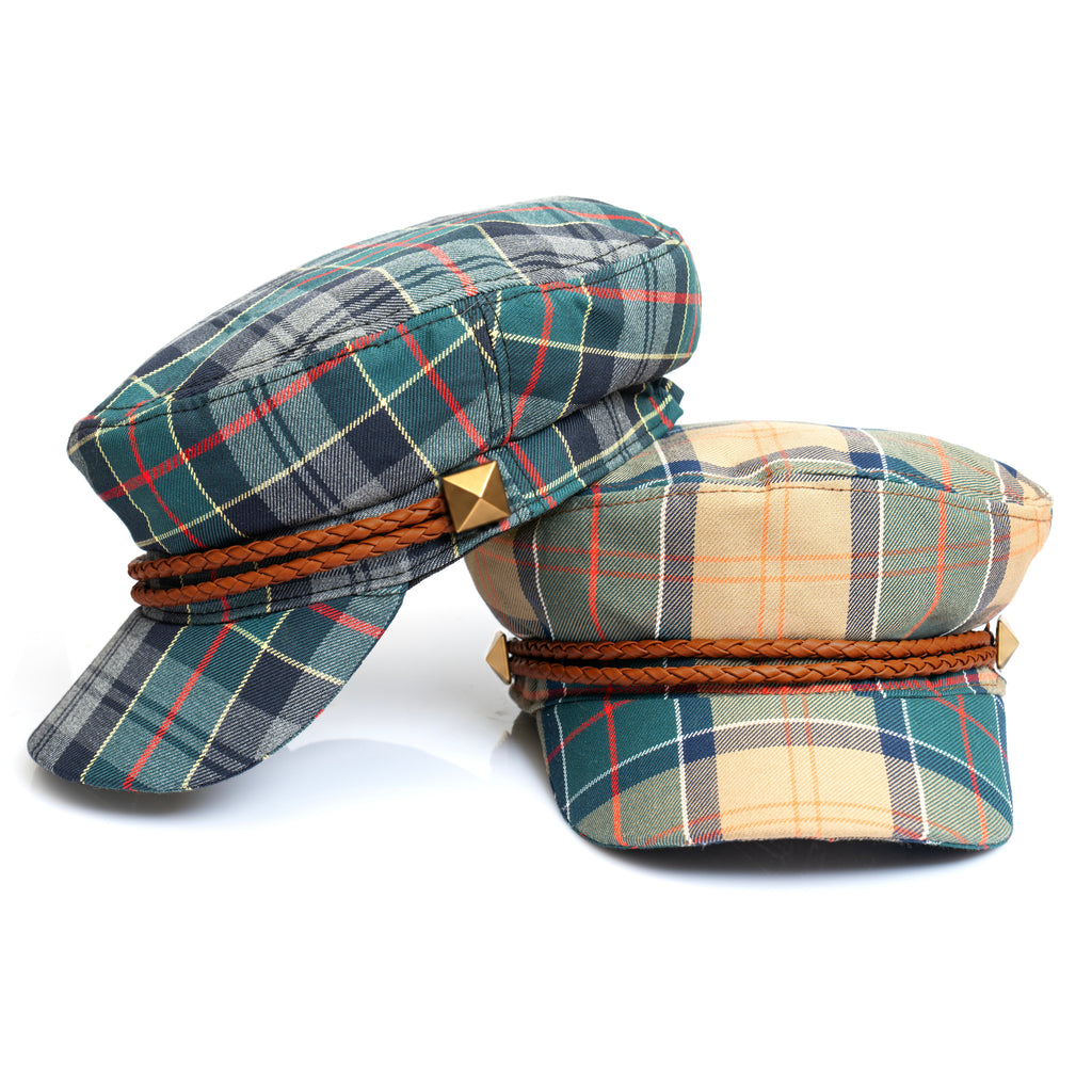 Tartan Keten Şapka