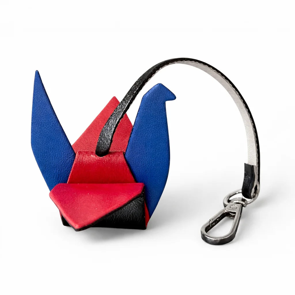 El Yapımı Deri Origami Turna - Dorna