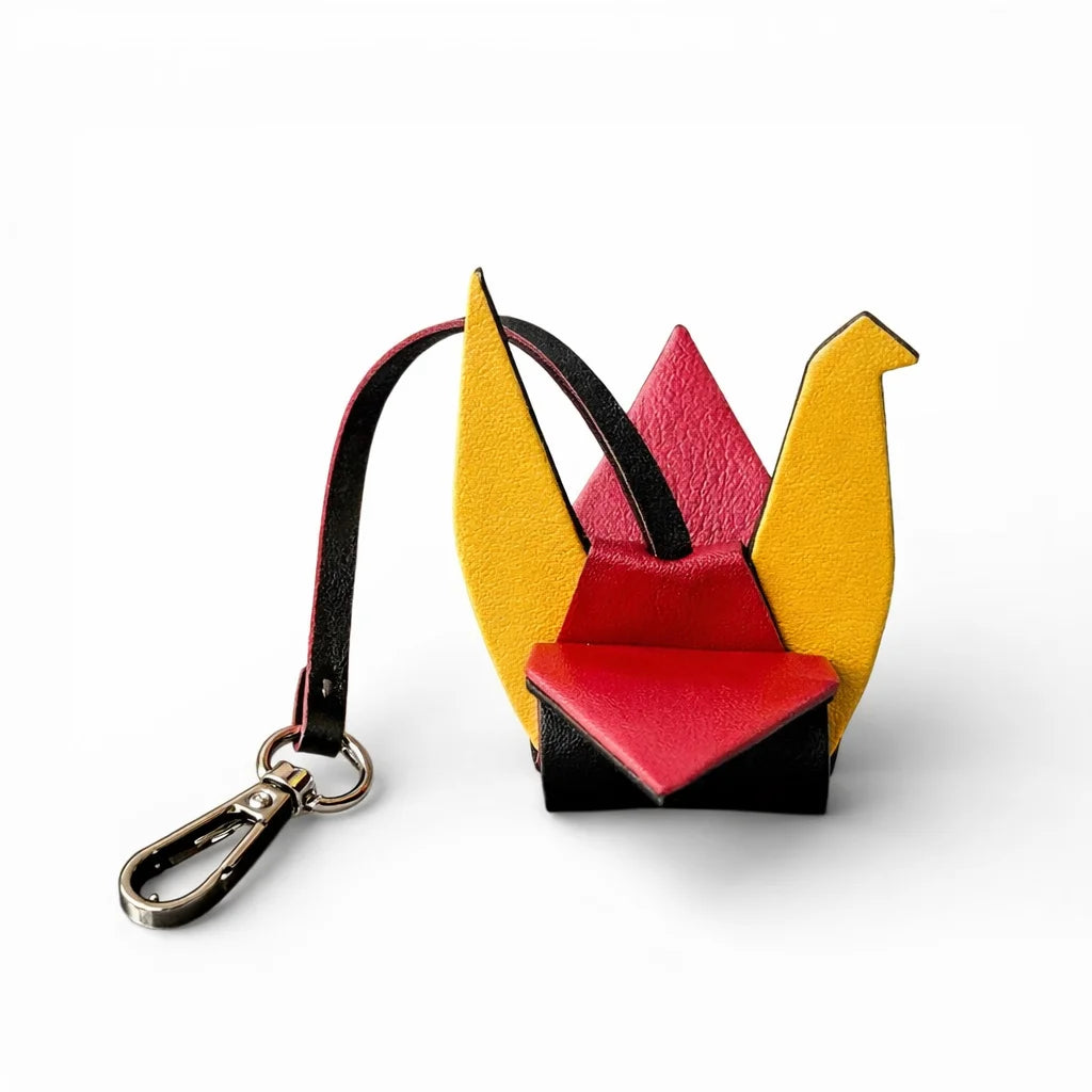 El Yapımı Deri Origami Turna - Dorna