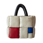 Mondrian Composition Deri Omuz Çantası