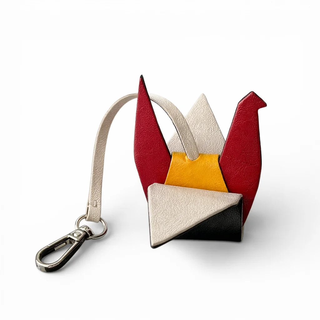 El Yapımı Deri Origami Turna - Dorna