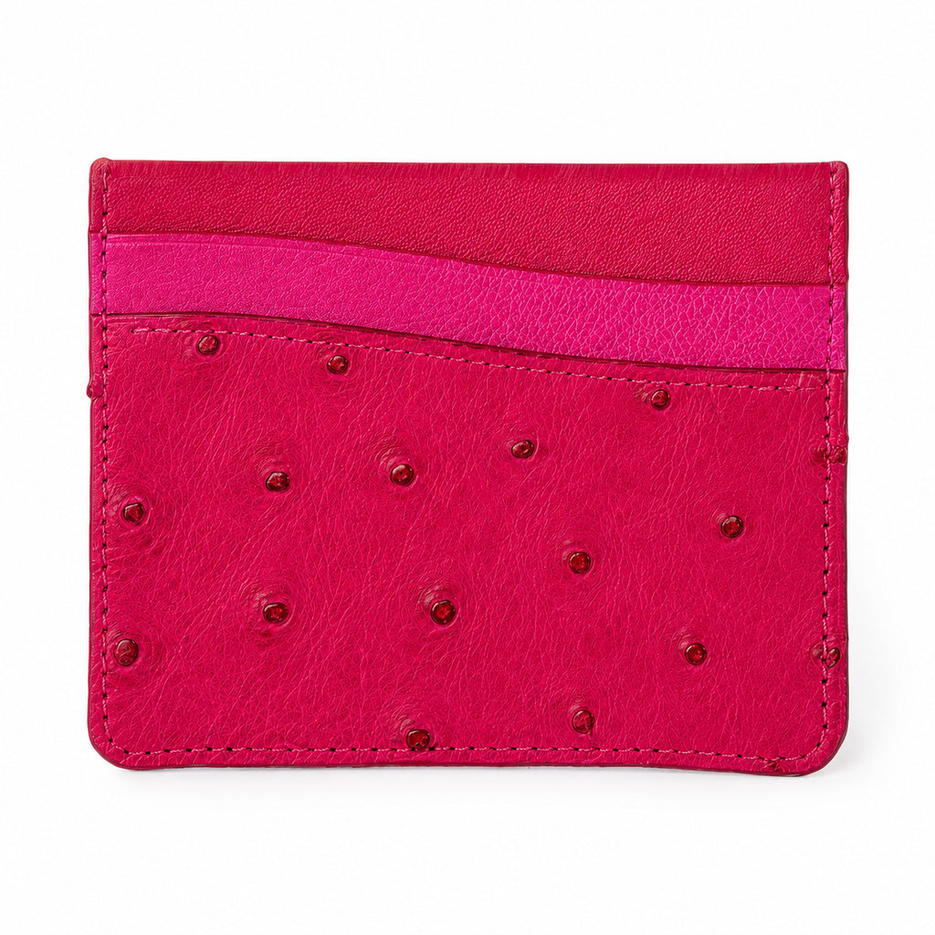 Ostrich Leather Cardholder No. 2