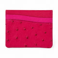 Ostrich Leather Cardholder No. 2