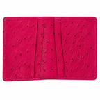 Ostrich Leather Cardholder No. 2