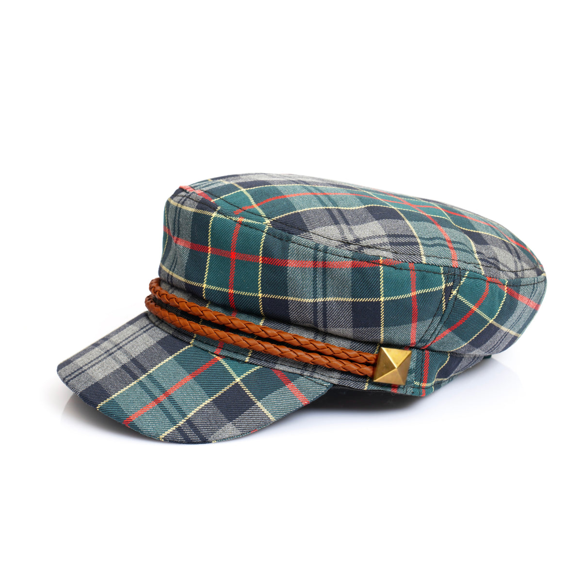Tartan Keten Şapka
