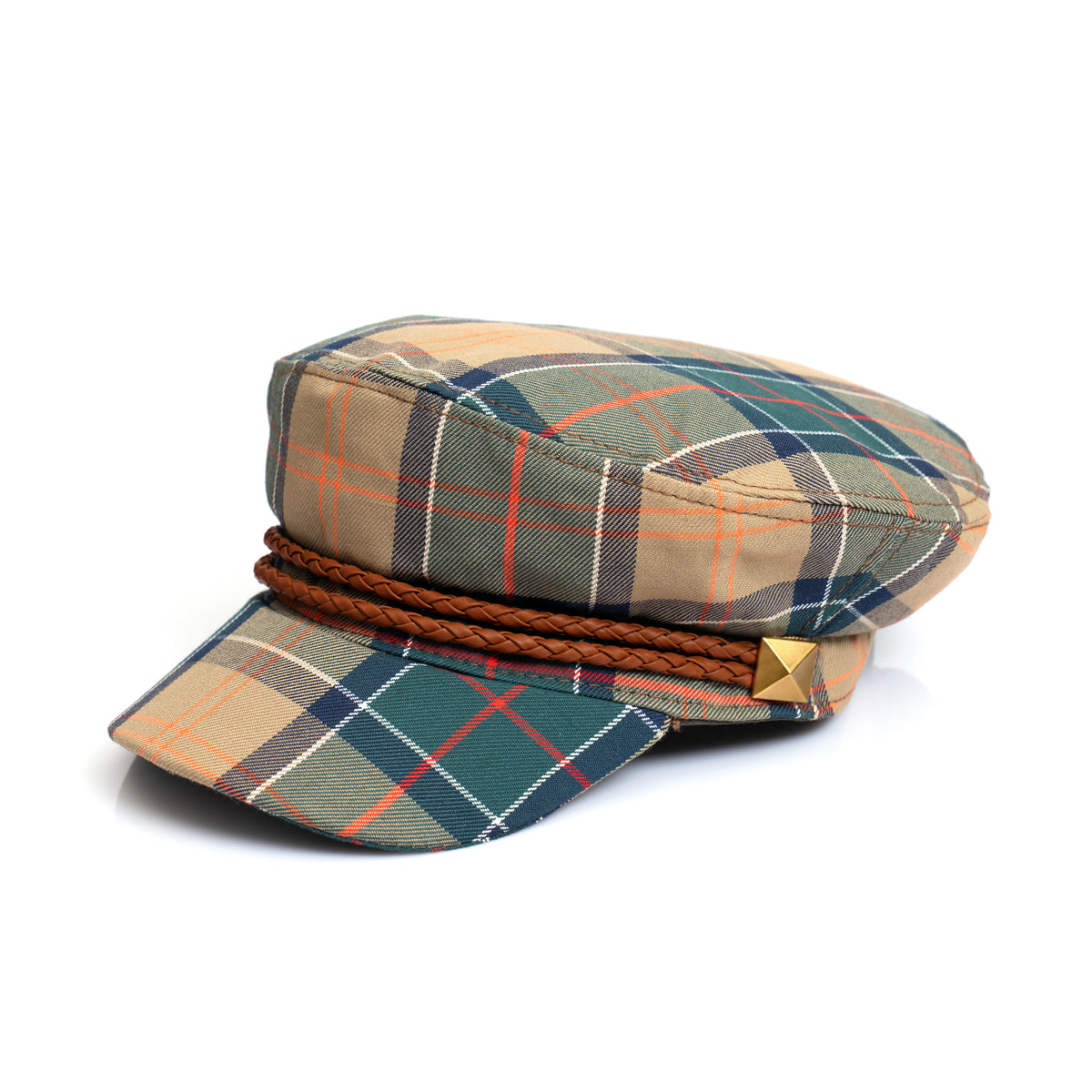 Tartan Keten Şapka