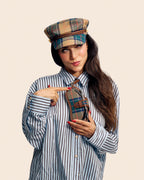 Tartan Keten Şapka