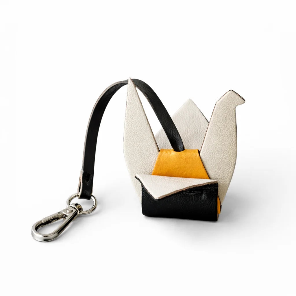 El Yapımı Deri Origami Turna - Dorna