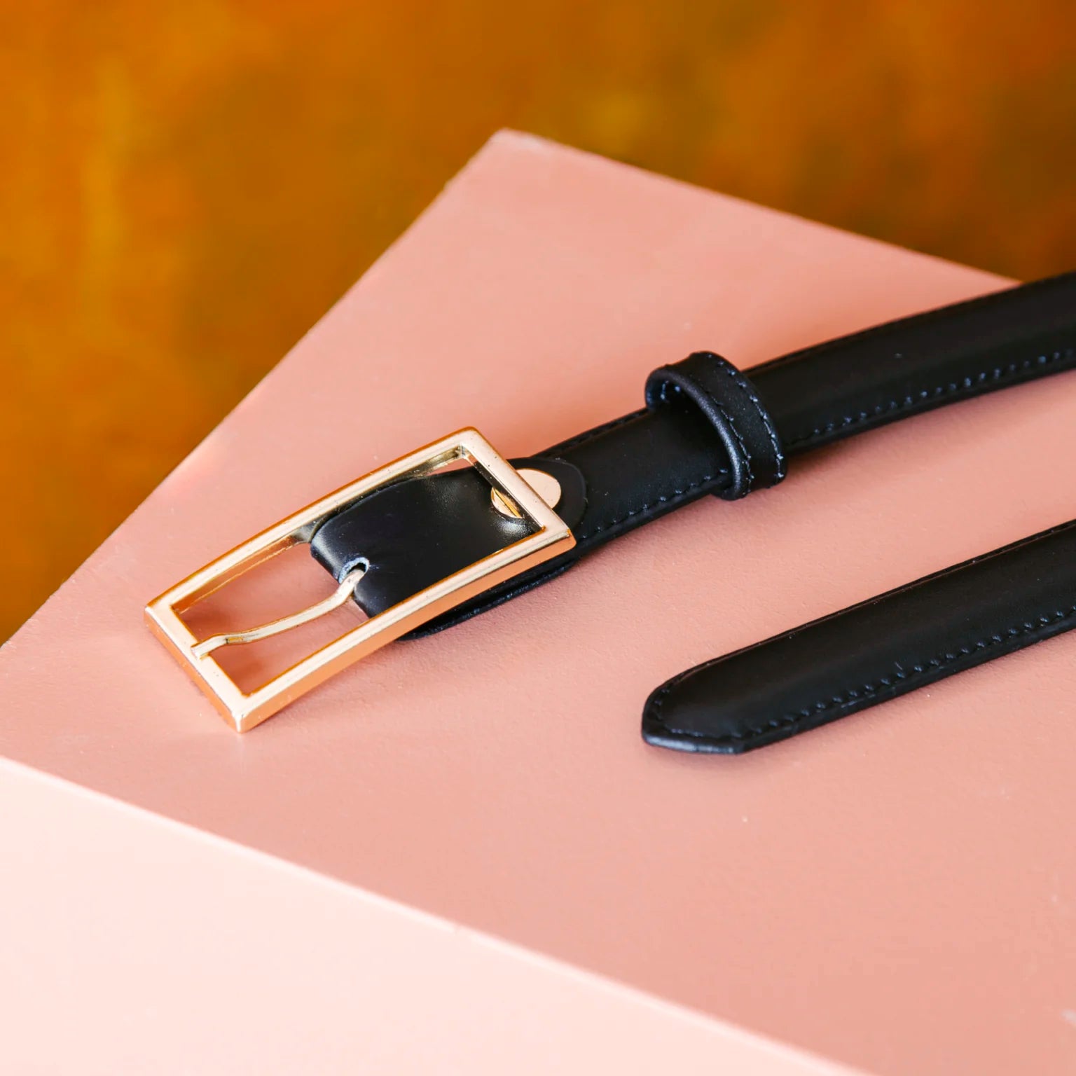 Siyah Deri Kemer 2.5 cm