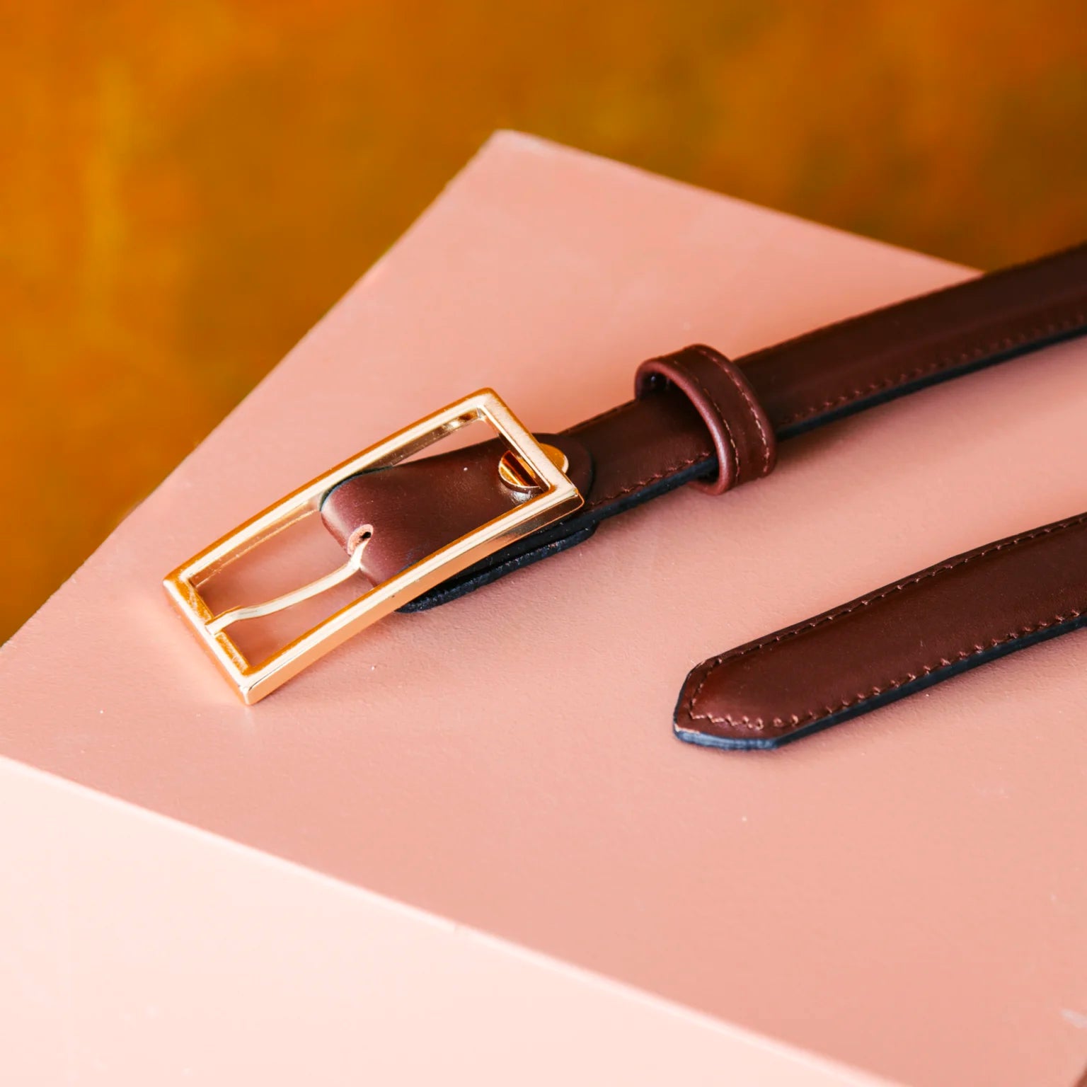 Kahverengi Deri Kemer 2.5 cm