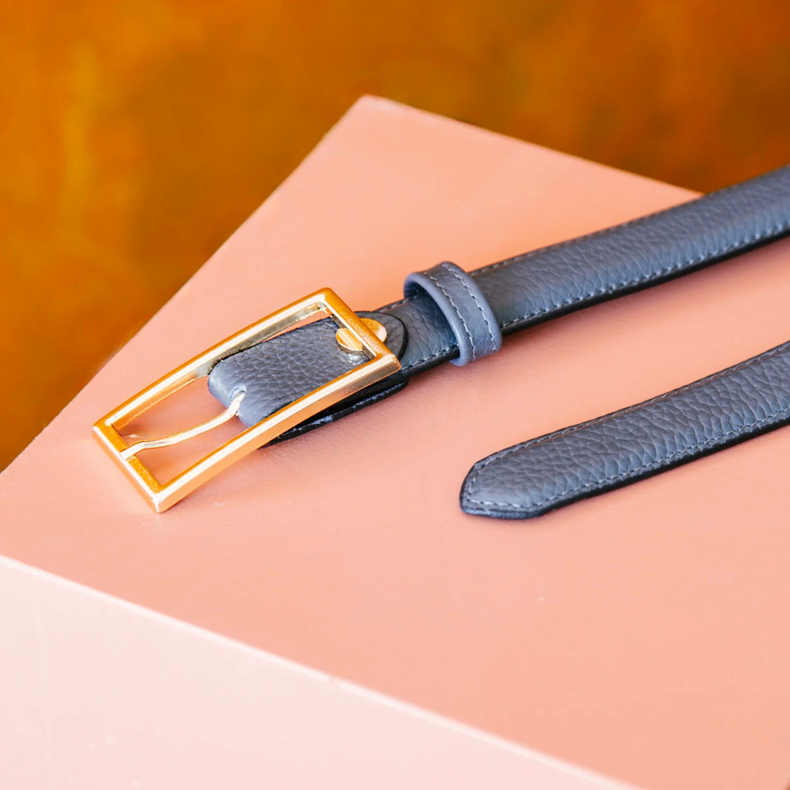 Gri Floater Deri Kemer 2.5 cm