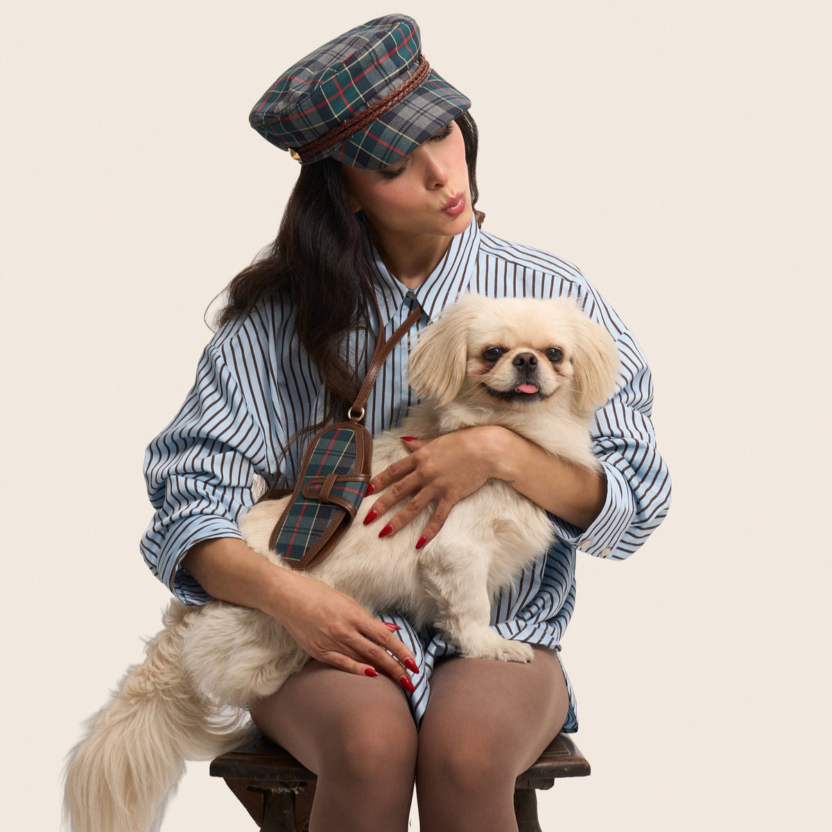 Tartan Keten Şapka