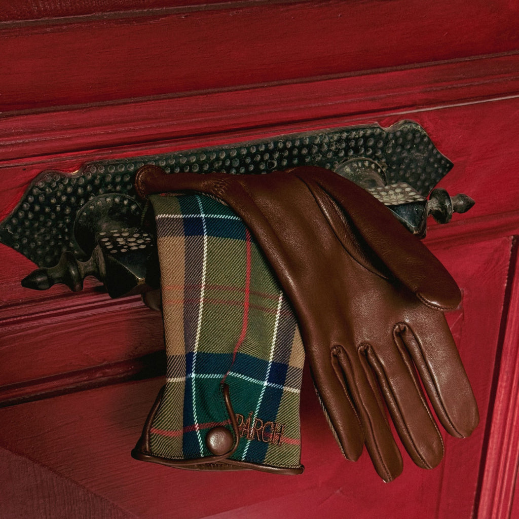 Erkek Deri Kumaş Eldiven