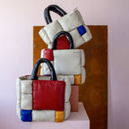 Mondrian Composition Deri Omuz Çantası