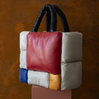 Mondrian Composition Deri Omuz Çantası