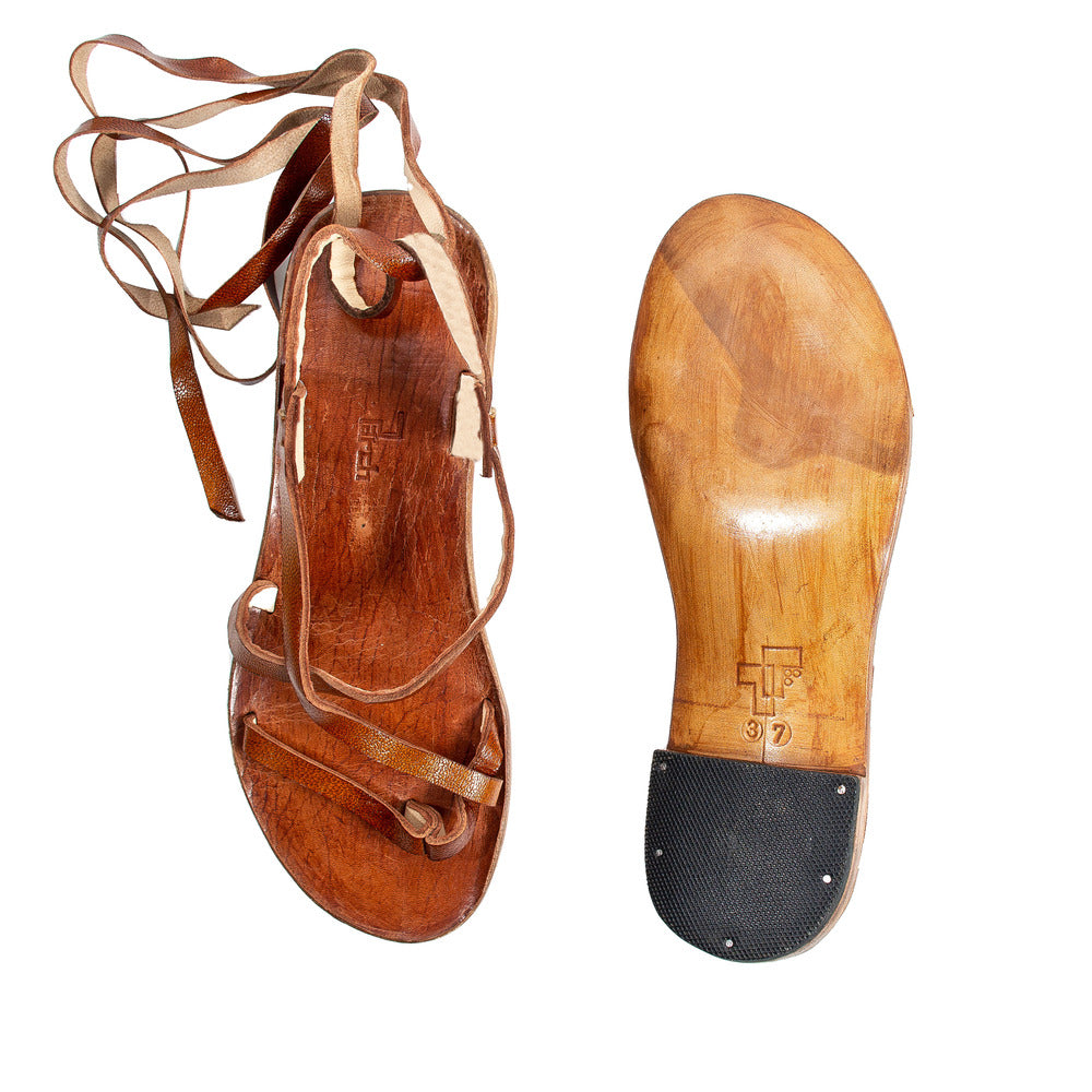 Peacock Deri Sandalet