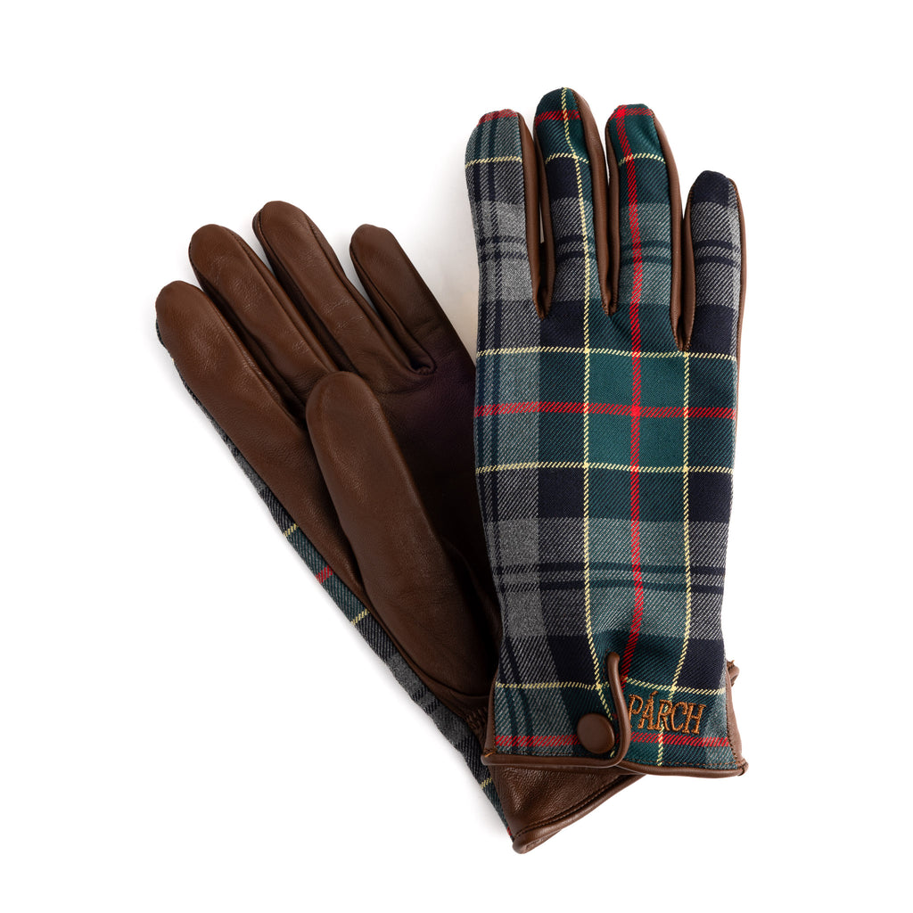 Women's Leather Fabric Gloves